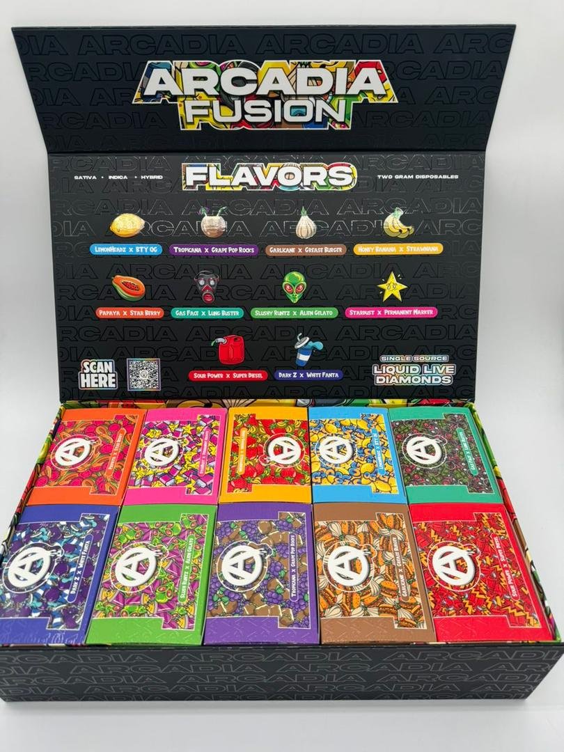 Arcadia Fusion 2G (Authentic) Disposable Arcadia Fusion 2G (Authentic) Disposable
