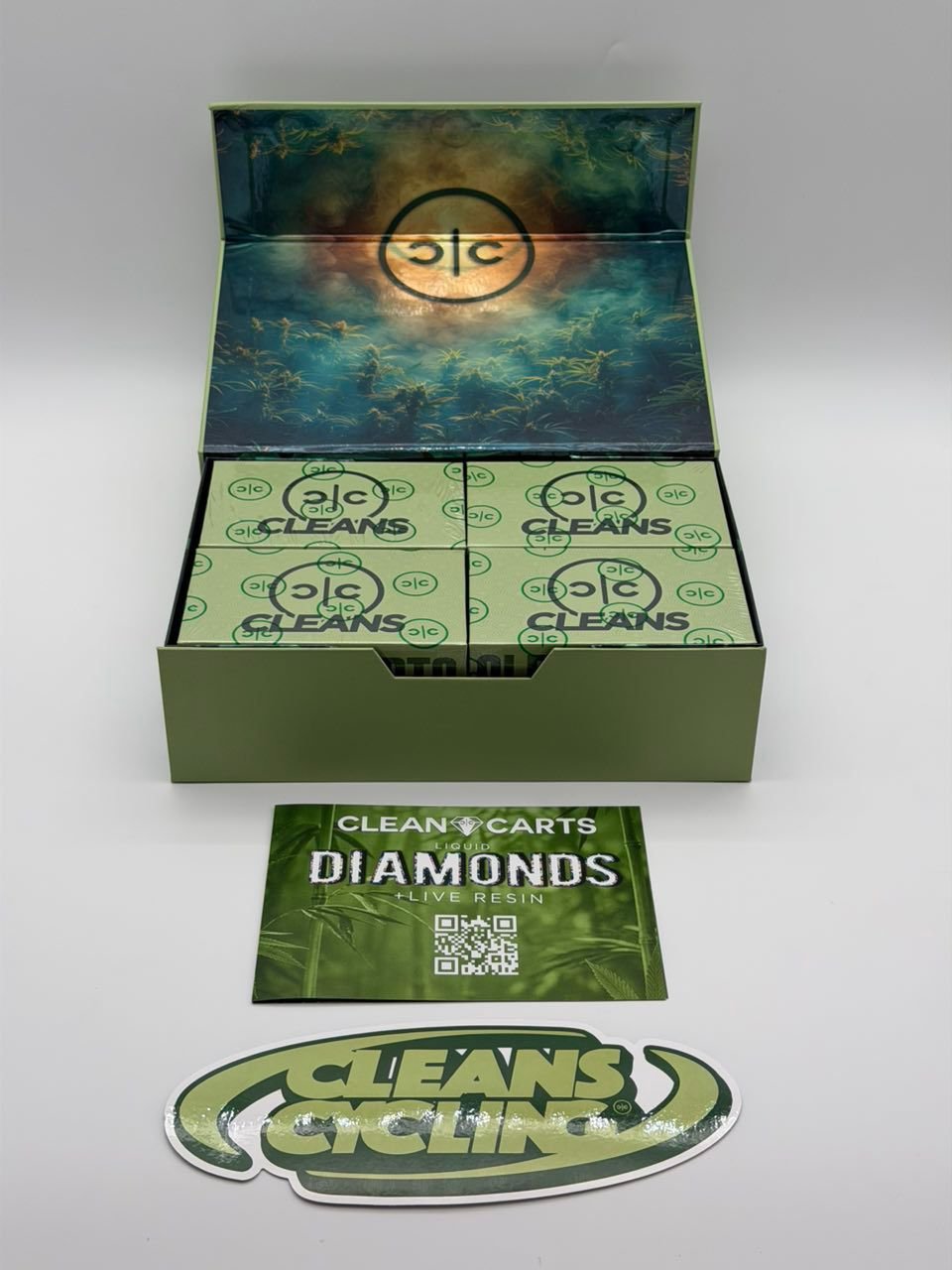 Clean Carts Spring Green 2G Disposable Clean Carts Spring Green 2G Disposable