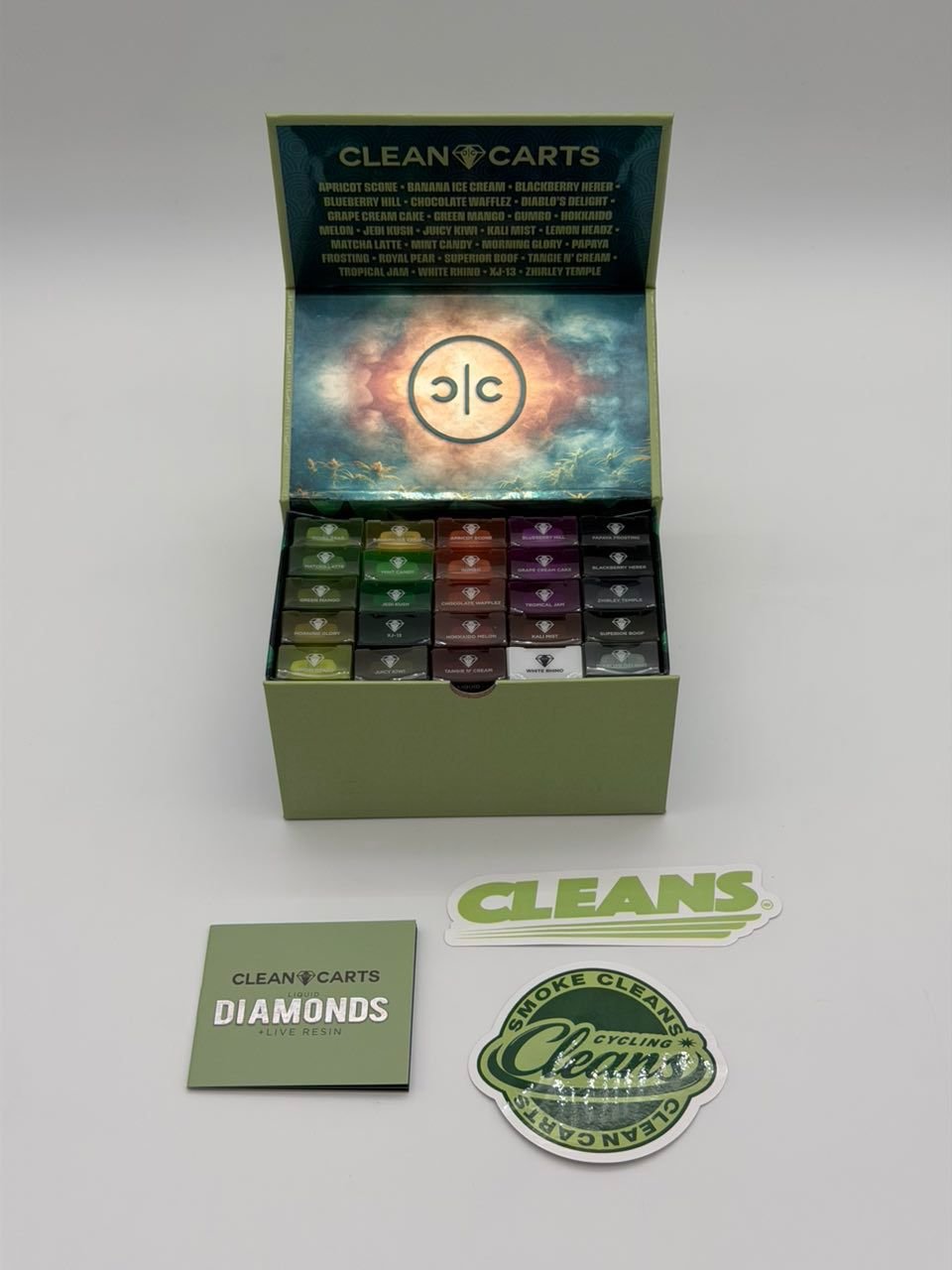 Clean Carts Spring Green 2G Disposable Clean Carts Spring Green 2G Disposable